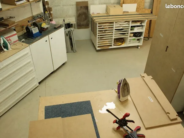 Location atelier bois partagé