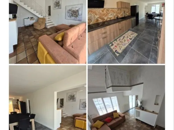 Maison entière à louer 5 chambres 8 personnes centre ville