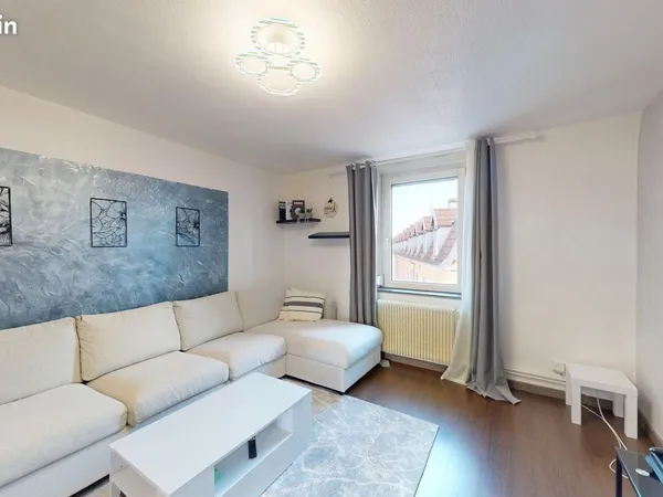 🏡 belfort - à vendre - appartement t3 meublé - 62 000