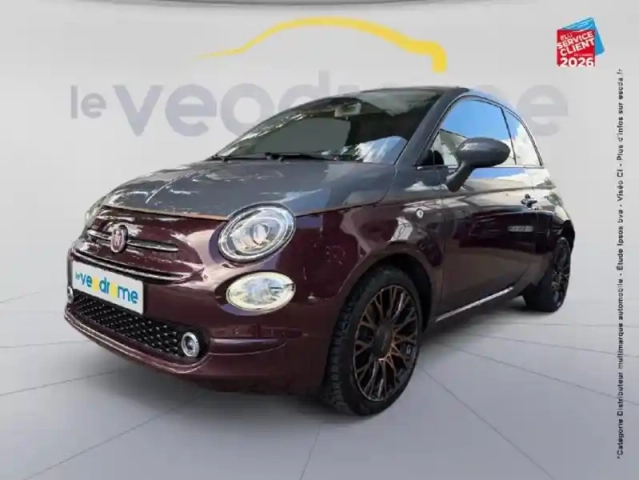 Fiat 500 1.2 8v 69ch eco pack collezione fall euro6d tpano — photo 1