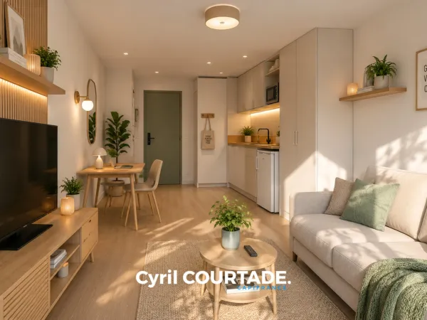 Appartement 1 pièce 19 m²