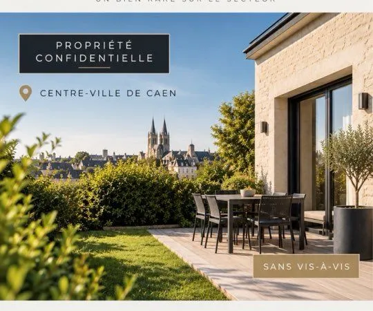 Vente confidentielle - maison d'exception au coeur de Caen