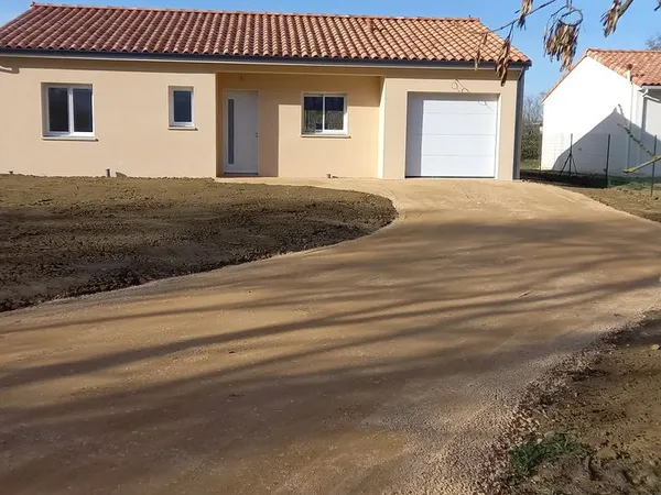 Lescout, villa t4 neuve avec garage et terrain de 920 m²
