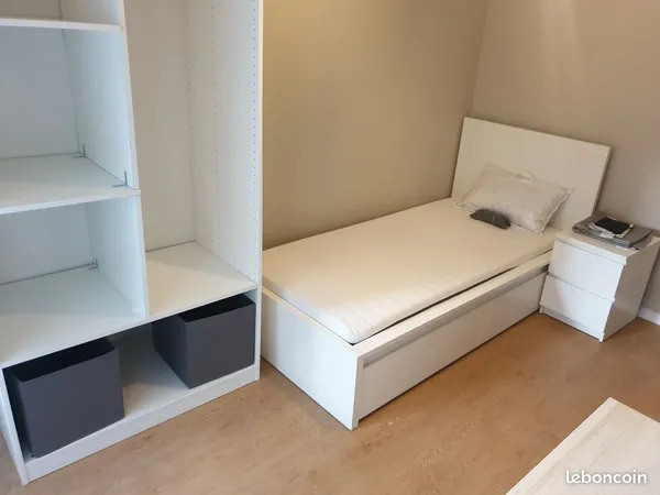Chambre meublée - Colocation - Appartement 3 chambres