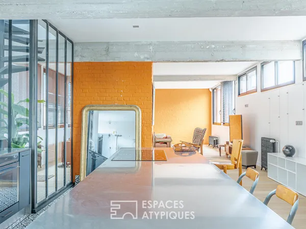 Loft avec terrasse et garage au coeur d'Amiens