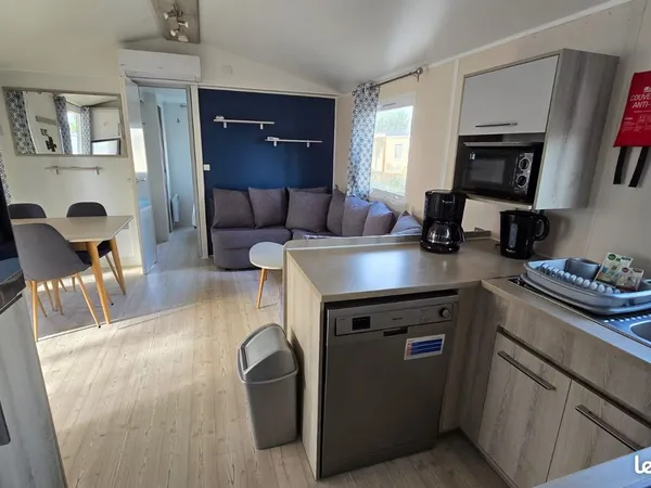Mobil home 2020 40m2. 3 chambres 2 salles de bain, grande terrasse