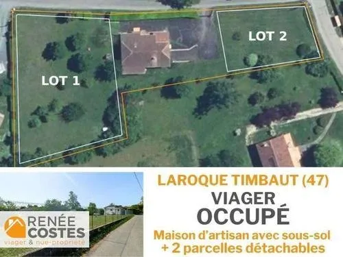 Viager occupé - F88 ans - LAROQUE TIMBAUT (47340)