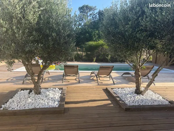 Vensac Océan belle maison contemporaine avec la piscine