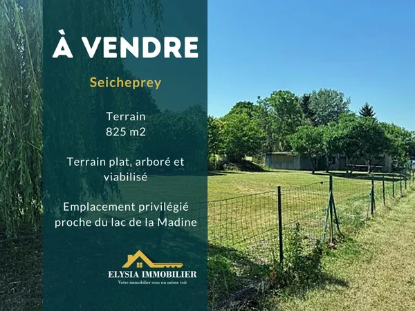 Terrain en individuel 825 m²