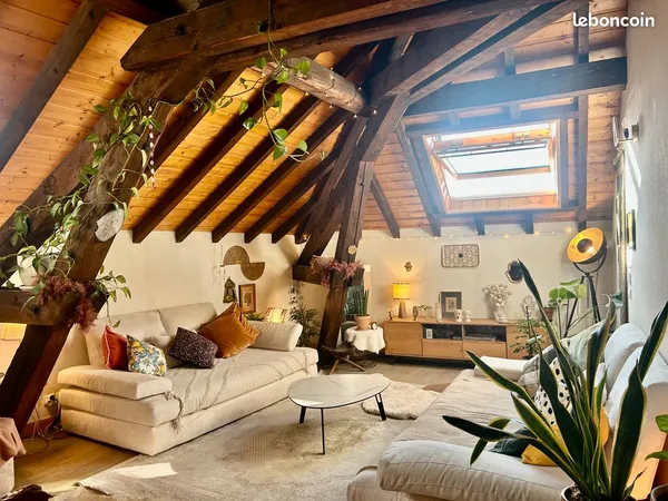 Appartement de charme , dernier etage, bons-en-chablais