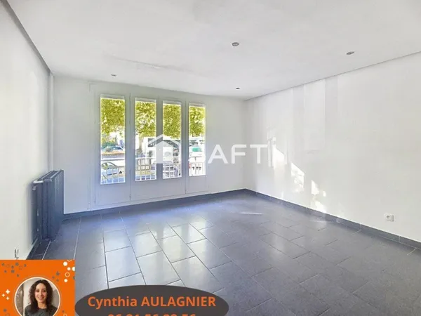 Appartement T3 avec cave et place de parking