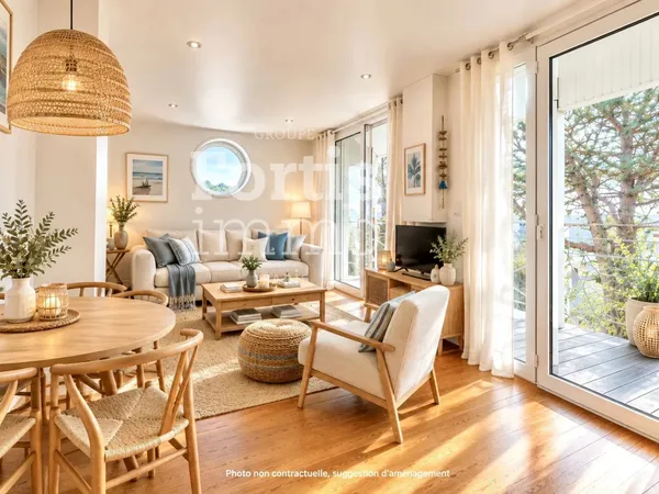 ARCACHON • MAISON BOIS DE 57 M²  • CALME, TERRASSE ET JARDIN