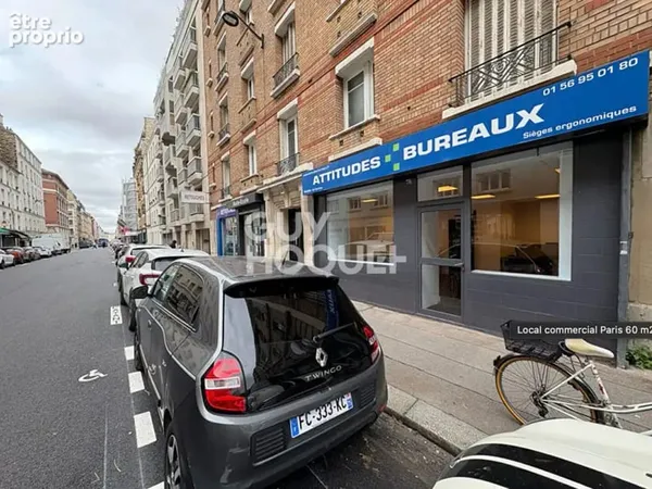 À VENDRE ? MURS COMMERCIAUX 60 m² ? Rue de Wattignies, Paris 12e
