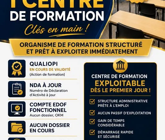Centre de formation certifié a saisir