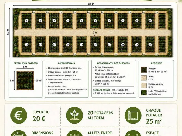Terrain Location Cambrai   30€