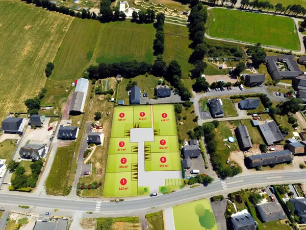 Terrain 443 m²