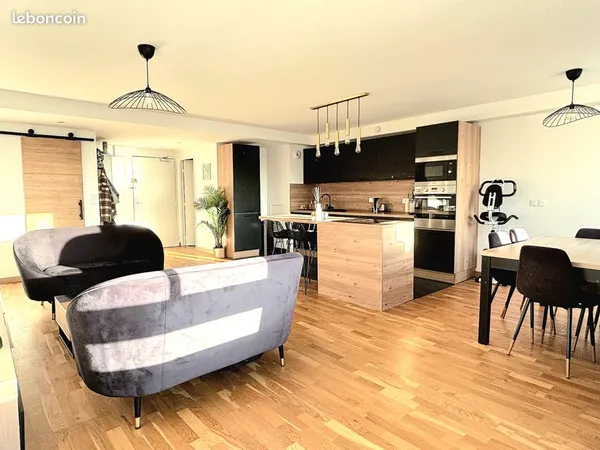 À vendre - Appartement 3 pièces 77,34 m² - Courbevoie - Vue exceptionnelle sur Paris 460 000