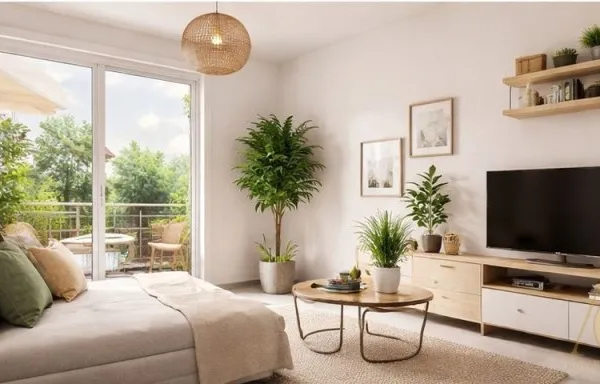 Studio lumineux avec balcon - Golfe de Saint Tropez