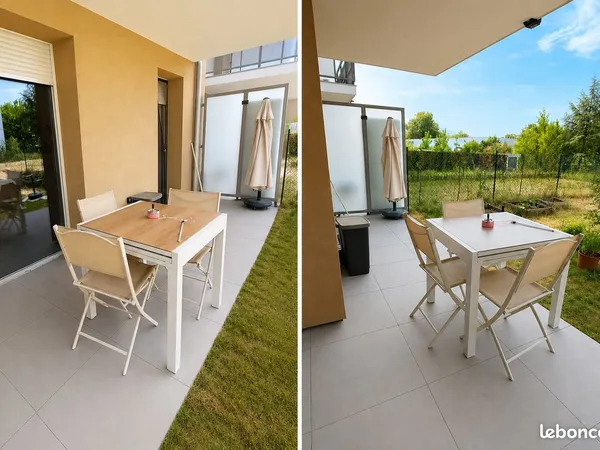 Rez-de-Jardin Neuf -et Calme - T4 Avec grande terasse et jardin