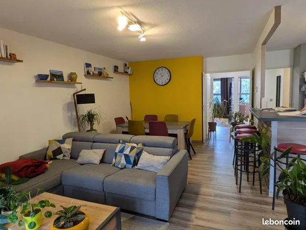 T3 71m² + terrasse + garage quartier la mut