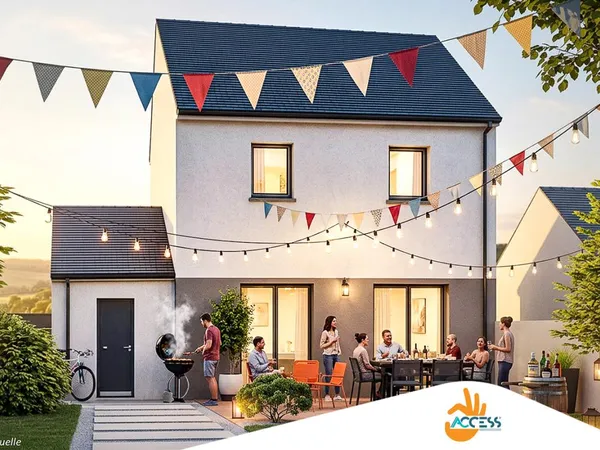 Terrain + maison 77 m²