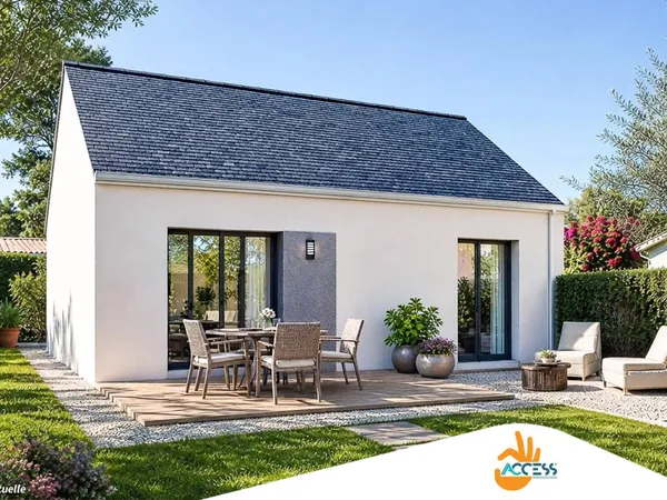 Terrain + maison 58 m²
