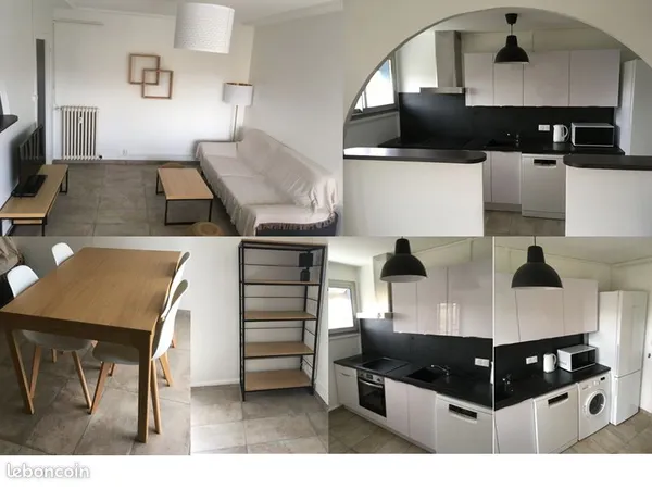 Toulouse "St Cyprien / Patte d'oie" Appart. T4 de 70m2 rénové et meublé