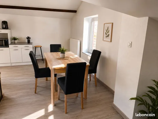 T4 meublé rénové | 82 m² | 3 chambres | Gare à 7 min | 790 CC
