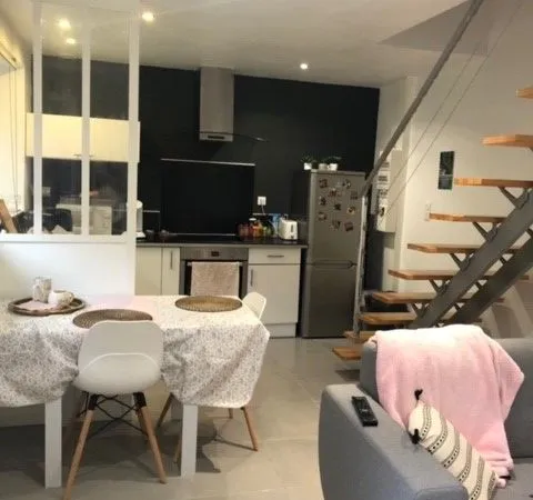 Appartement en duplex T2 meublé