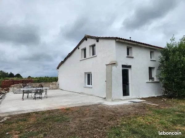 Maison rénovée T4 à proximité de la centrale du Blayais