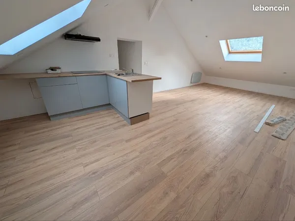 Appartement T2 entièrement rénové 37m2 (sous combles)