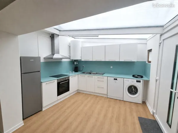 Lille - montebello - maison t2 bis meublée renovee