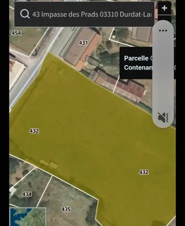 Terrain constructible plus Terrain agricole