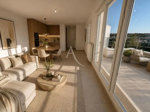 Appartement 3 pièce avec terrasse et parking en sous-sol