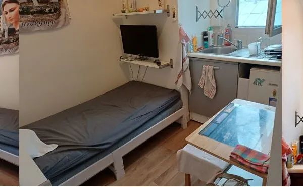 Petite chambre de bonne à Bécon
