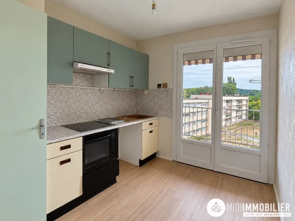 T2 lumineux de 57,43 m² - Centre-ville - 2 balcons