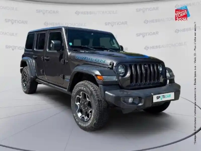 Jeep Wrangler unlimited 2.0 t 380ch 4xe rubicon rock-trac my22 — photo 3