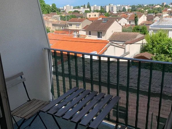 T1 40m2 meublé Pellegrin 2 terrasses