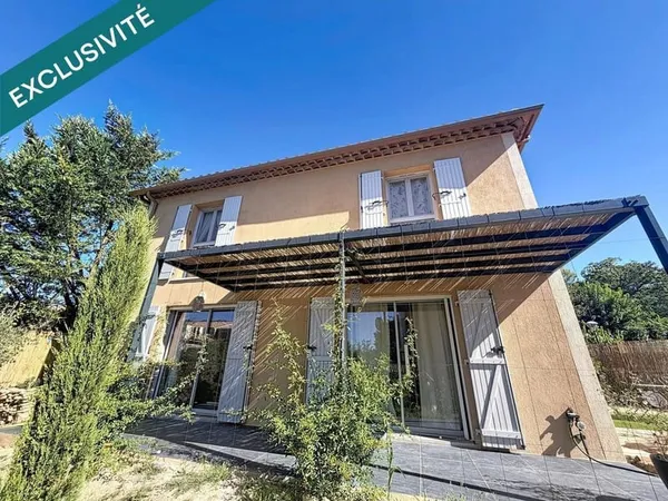 Saint-Cannat, villa 121m² 3ch sur terrain de 350m²
