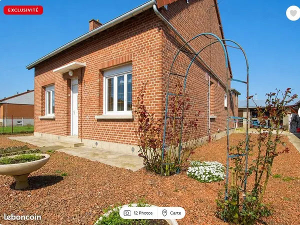 Maison à vendre Moyencourt ( Somme)