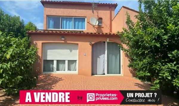 Elne Villa 4 faces 5 pièces de 150 m2 avec terrain de plus de 600 m²