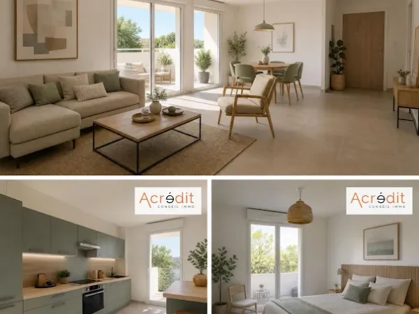Appartement 3 pièces 58 m²