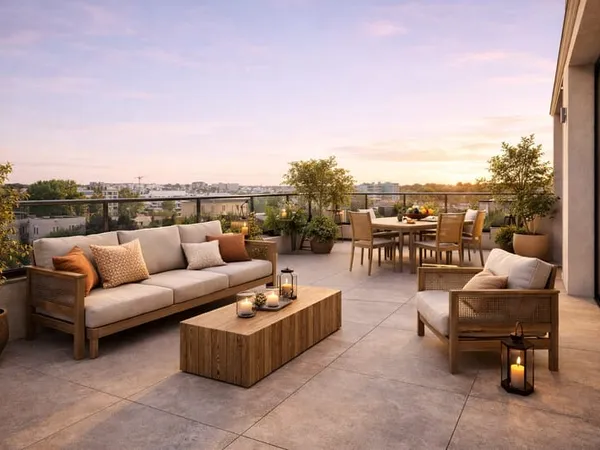 RETOUR DE LOT - CERGY - PROCHE GARE ET ECOLES - T6 DUPLEX - AVEC IMMENSE TERRASSE
