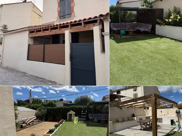 🏡 Maison mitoyenne de charme avec jardin - 100 m² à Gardanne