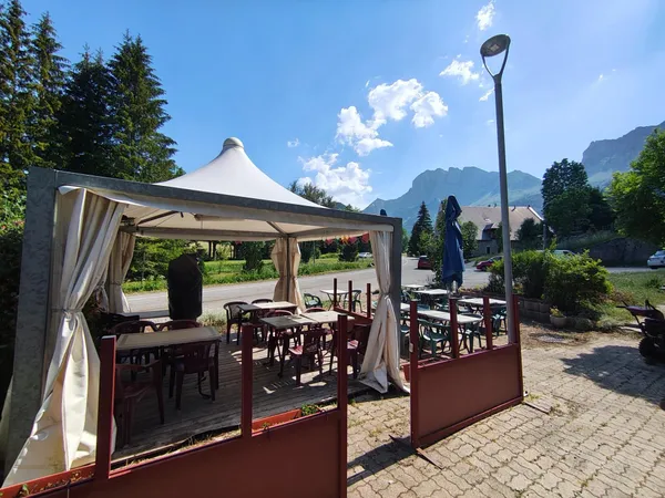Murs et fonds snack bar restaurant glacier crêperie