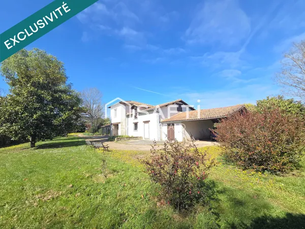 Terrain constructible + Pavillon d'architecte 4 chambres