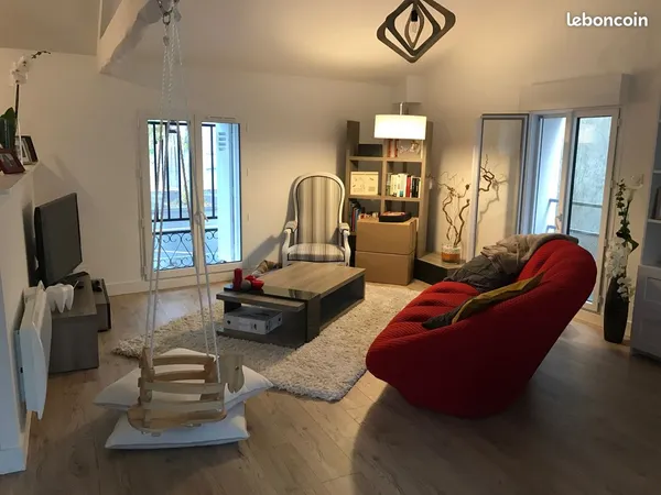 Maison 2 chambres, Bureau, Terrasse, Bordeaux Maritime