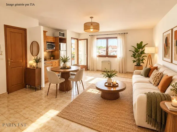 Appartement 2 pièces 42 m²