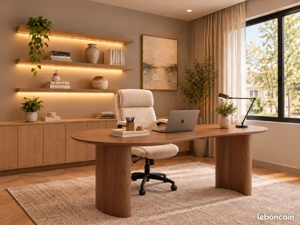 Bureau meublé à louer Jours/semaines/mois