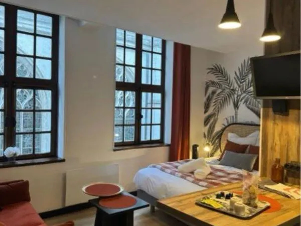 Studio meublé 30 m² rénové avec goût — Rouen Centre / Martainville